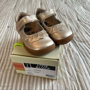 Livie and Luca Gold toddler shoes